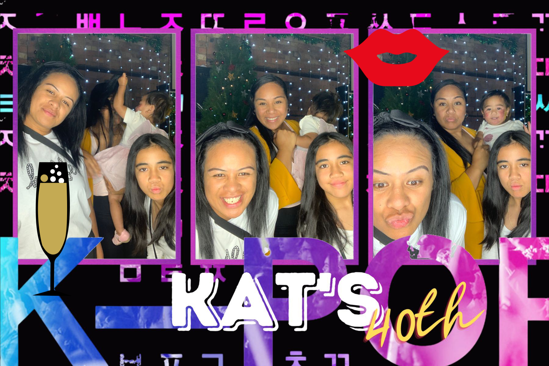 Kat's 40th | View more photos from the event at gallery.photobooth.co.nz/u/SelfieCentral/Kats-40th